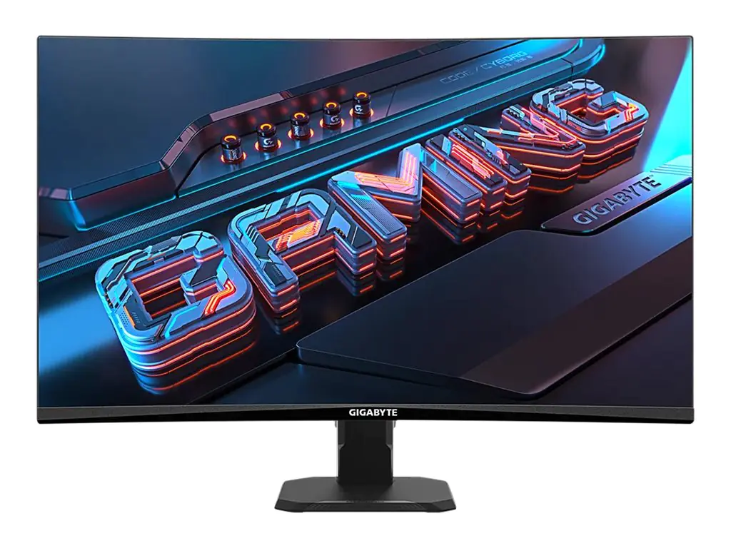 Gigabyte GS27FC - LED-Monitor - Gaming - gebogen - 68.6 cm (27") - 1920 x 1080 Full HD (1080p) @ 180 Hz - SS VA - 250 cd/m² - 3000:1 - 1 ms - 2xHDMI, DisplayPort