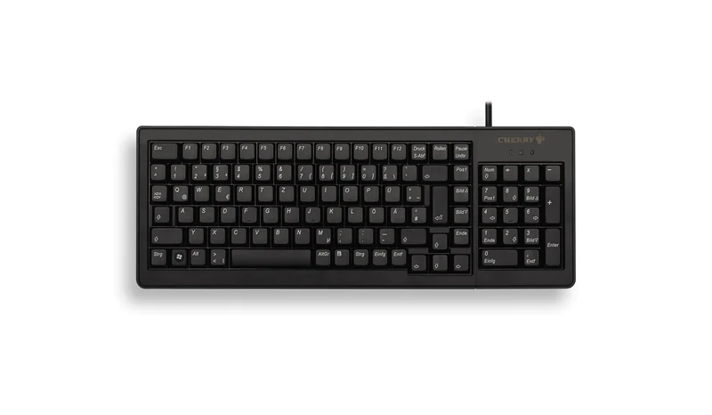 CHERRY G84-5200 XS Complete Keyboard - Tastatur - PS/2, USB - QWERTY - USA - Schwarz