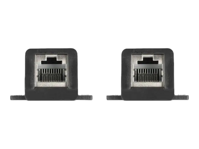 Delock - Netzwerkkabel - RJ-45 (W) schraubbar zu RJ-45 (W) schraubbar - 30 cm - 0.2 mm - STP - flach