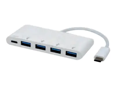 ROLINE - Hub - 4 x SuperSpeed USB 3.0 + 1 x USB 3.1 - Desktop
