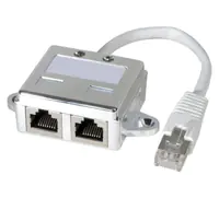 exertis Connect Y-Adapter RJ45 Cat.5e STP