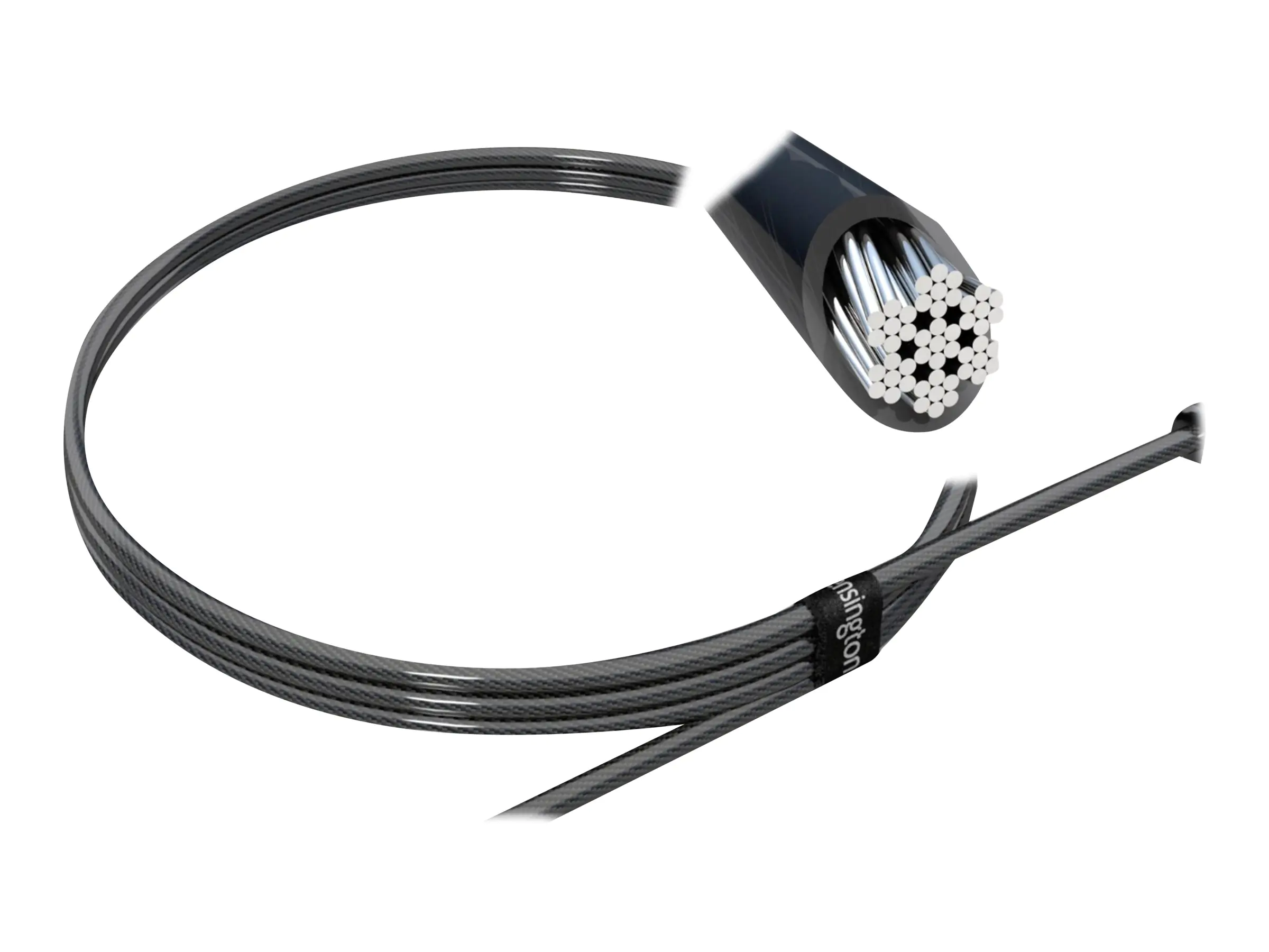 Kensington MicroSaver 2.0 Keyed Laptop Lock - Sicherheitskabel - Silber - 1.83 m