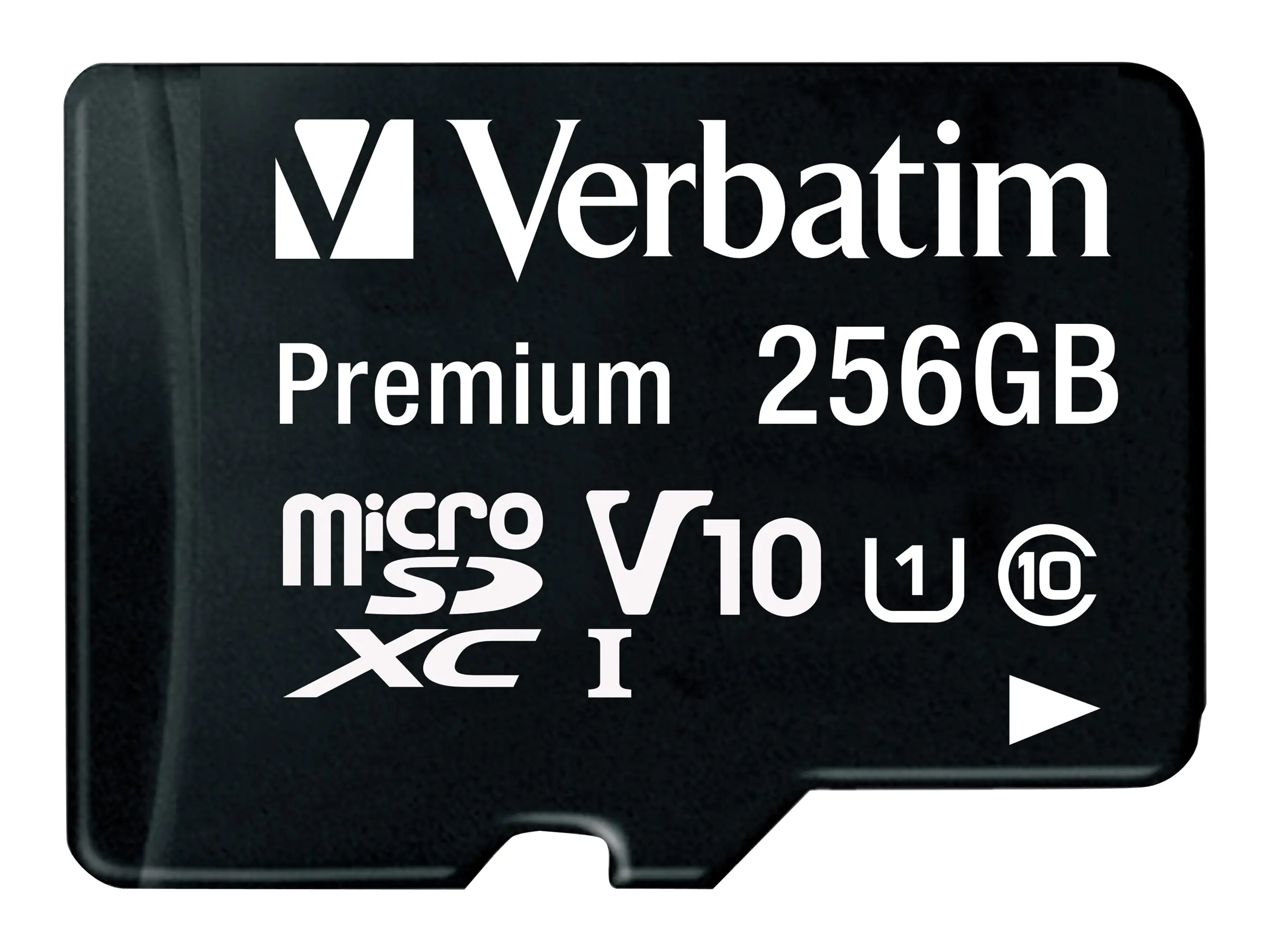 Verbatim Premium - Flash-Speicherkarte (SD-Adapter inbegriffen) - 256 GB - UHS Class 1 / Class10 - microSDXC UHS-I