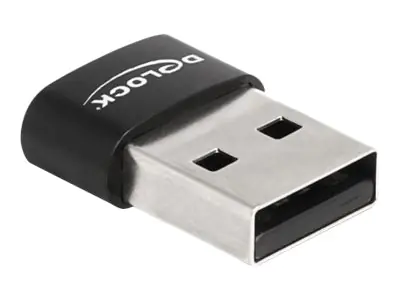 Delock - USB-Adapter - USB (M) zu 24 pin USB-C (W) - USB 2.0 - 3 V - 5 A - Schwarz
