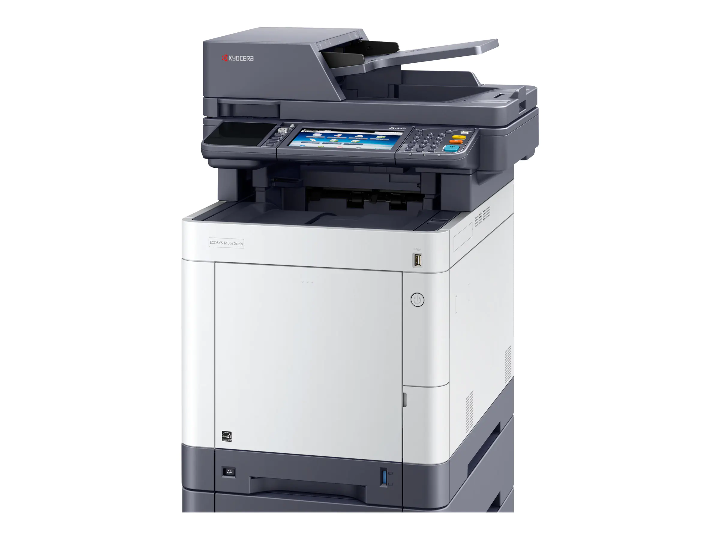 Kyocera ECOSYS M6630cidn - Multifunktionsdrucker - Farbe - Laser - Legal (216 x 356 mm)/A4 (210 x 297 mm) (Original) - A4/Legal (Medien) - bis zu 30 Seiten/Min. (Kopieren) - bis zu 30 Seiten/Min. (Drucken) - 350 Blatt - 33.6 Kbps - USB 2.0, Gigabit LAN, U