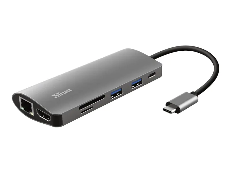Trust Dalyx 7-in-1 USB-C Multiport Adapter - Dockingstation