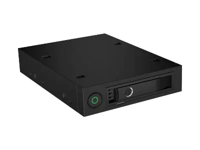 ICY BOX IB-2212SSK - Mobiles Speicher-Rack - 2.5" (6.4 cm) - Schwarz