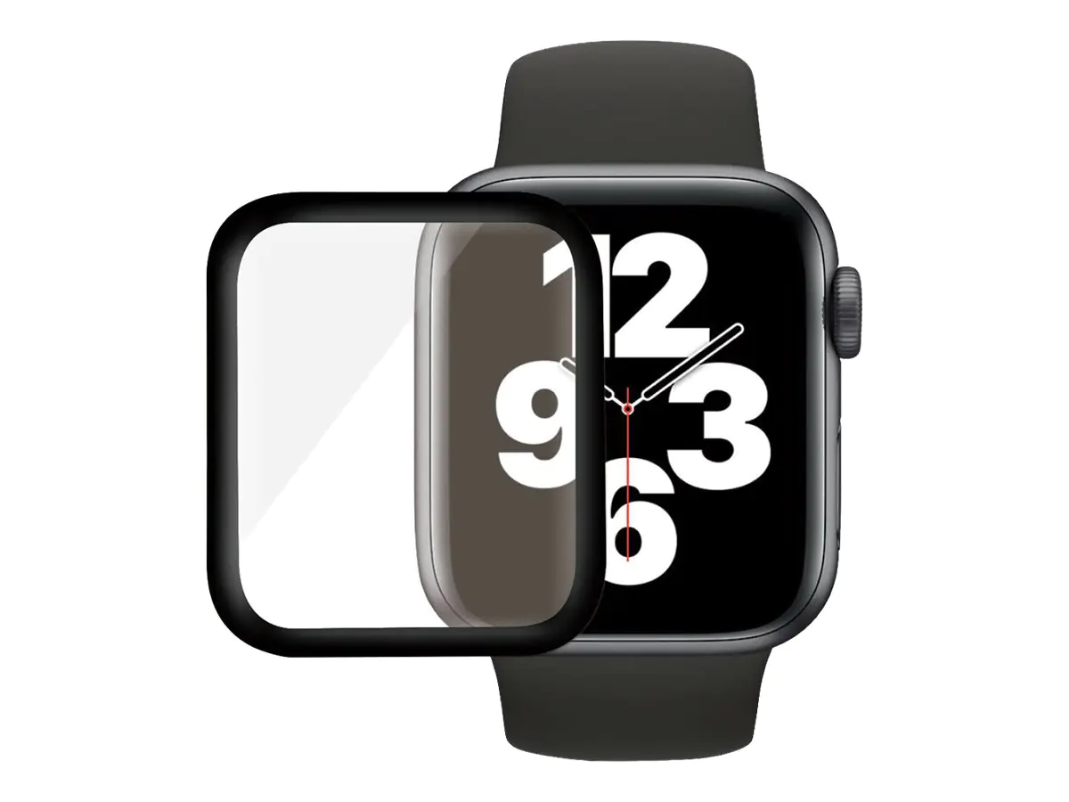 PanzerGlass Original - Bildschirmschutz für Smartwatch - Glas - Rahmenfarbe schwarz - für Apple Watch Hermès Series 7, Hermès Series 9, Nike Series 7, Series 10, Series 8, Series 9