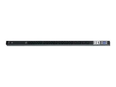 Bachmann BlueNet BN7500 RCM - Stromverteilungseinheit (Rack - einbaufähig) - Wechselstrom 230 V - Ethernet 10/100 - Ausgangsanschlüsse: 22 (4 x IEC 60320 C19, 18 x IEC 60320 C13) - 3 m Schnur