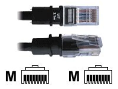 PatchSee BasicPatch - Patch-Kabel - RJ-45 (M) zu RJ-45 (M) - 1.2 m - FTP - CAT 5e - geschirmt - Schwarz