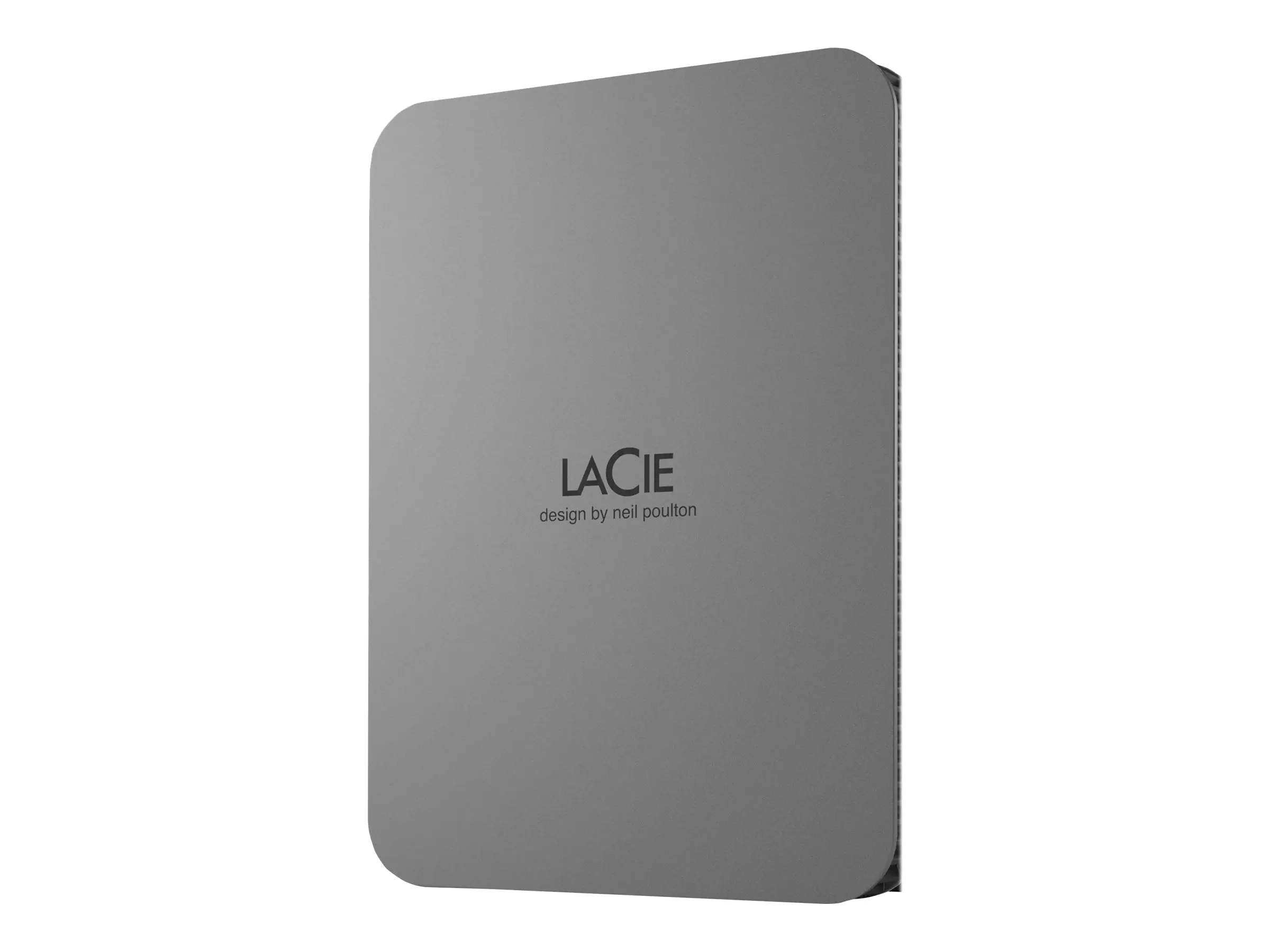 LaCie Mobile Drive Secure STLR2000400 - Festplatte - verschlüsselt - 2 TB - extern (tragbar) - USB 3.2 Gen 1 (USB-C Steckverbinder) - Self-Encrypting Drive (SED) - Space-grau - mit 3 Jahre Seagate Rescue Datenwiederherstellung