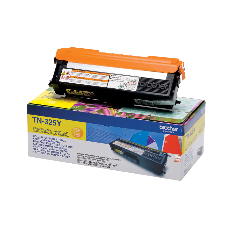 Brother TN325Y - Gelb - Original - Tonerpatrone - für Brother DCP-9055, DCP-9270, HL-4140, HL-4150, HL-4570, MFC-9460, MFC-9465, MFC-9970