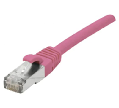 exertis Connect CUC Exertis Connect 854373 - 0,15 m - Cat6a - S/FTP (S-STP) - RJ-45 - RJ-45 - Pink