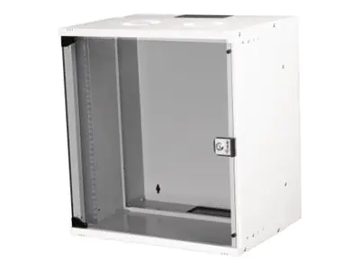 Equip Eco Mount - Schrank Netzwerkschrank - 540 x 400 mm - geeignet für Wandmontage - RAL 7035, Hellgrau - 12U - 48.3 cm (19") EWM-12-5440-G
