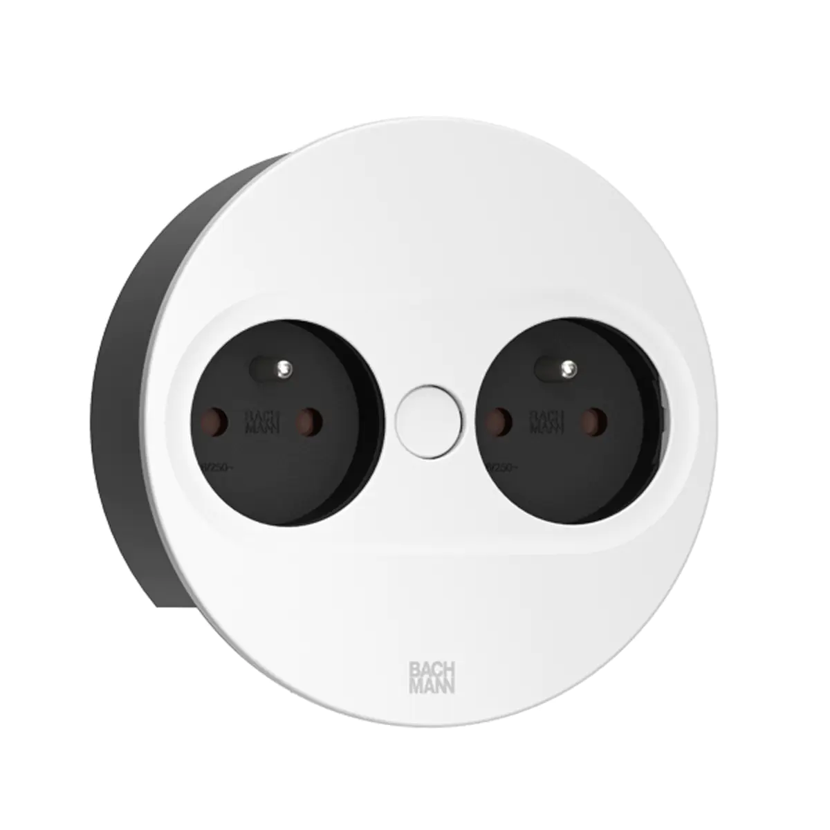 Bachmann TWIST2 2xUTE 2m RAL9010 rund Aderendhulsen