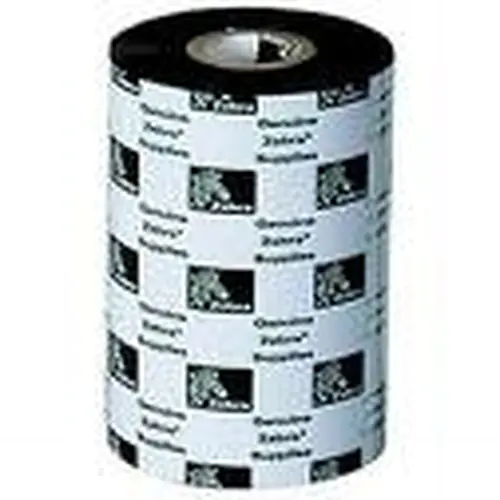 Zebra 2100 Wax - Schwarz - 110 mm x 450 m - Thermotransfer-Farbband (Packung mit 12) - für Zebra Z4000, Z4Mplus, Z6000, Z6M, Z6MPlus, ZM400, ZM600; PAX 110; Xi Series 140
