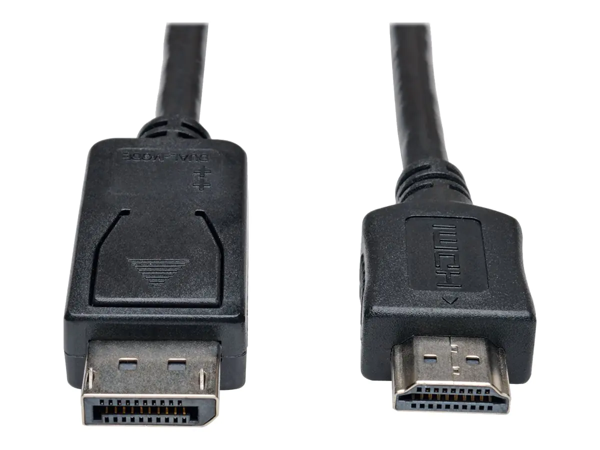 Eaton Tripp Lite Series DisplayPort to HDMI Adapter Cable (M/M), 6 ft. (1.8 m) - Adapterkabel - DisplayPort männlich zu HDMI männlich - 1.8 m - Schwarz