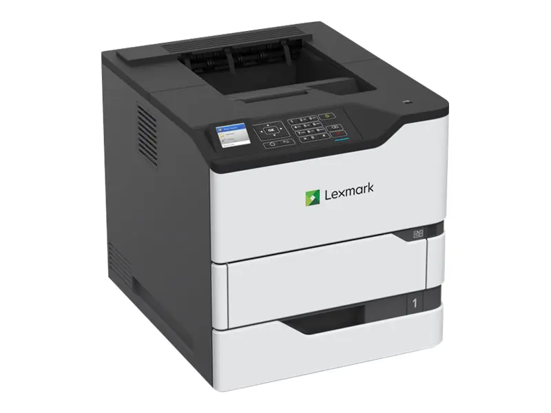 Lexmark MS822de - Drucker - s/w - Duplex - Laser - A4/Legal - 1200 x 1200 dpi - bis zu 52 Seiten/Min. - Kapazität: 650 Blätter - USB 2.0, Gigabit LAN, USB 2.0-Host