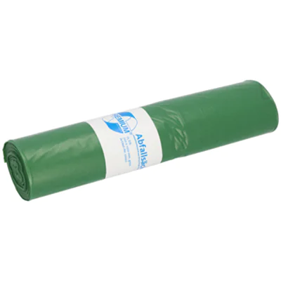 PREMIUM Müllsack Typ 60 70 x 100 cm (B x H) 40µm 120l LDPE, 78 % recycelt grün 25 St./Pack.