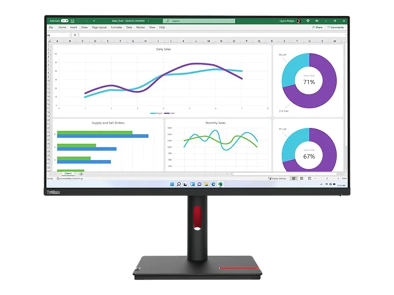 Lenovo ThinkVision T32h-30 - LED-Monitor - 80 cm (31.5") 63D3GAT1EU