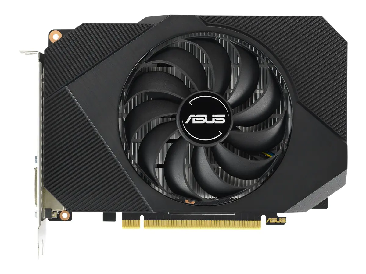 ASUS Phoenix GeForce GTX 1630 - Grafikkarten - NVIDIA GeForce GTX 1630 - 4 GB GDDR6 - PCIe 3.0 x16 - HDMI, DVI, DisplayPort