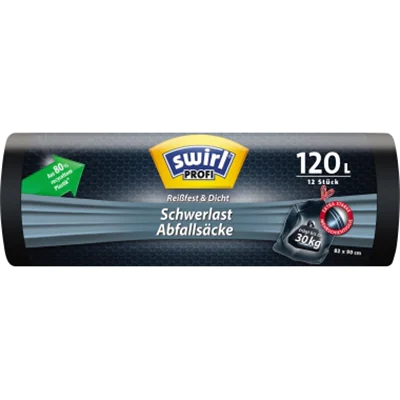 Swirl PROFI Schwerlastsäcke 120.0 l schwarz 4639