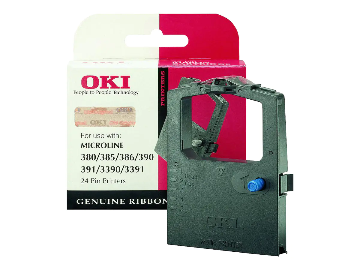 Oki Farbband 09002309 Nylon schwarz 2 Mio Zeichen