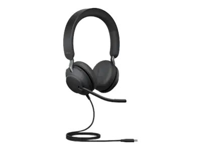 Jabra Evolve2 40 SE MS Stereo - Headset - On-Ear - kabelgebunden - USB-C - Geräuschisolierung - Zertifiziert für Microsoft Teams