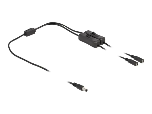 Delock Netz-Splitter - Gleichstromstecker 5,5 x 2 ,1 mm (M)