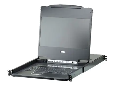 ATEN CL6708MW - KVM-Konsole mit KVM-Switch - 8 Anschlüsse - USB - Französisch - 43.9 cm (17.3") CL6708MW-ATA-FG