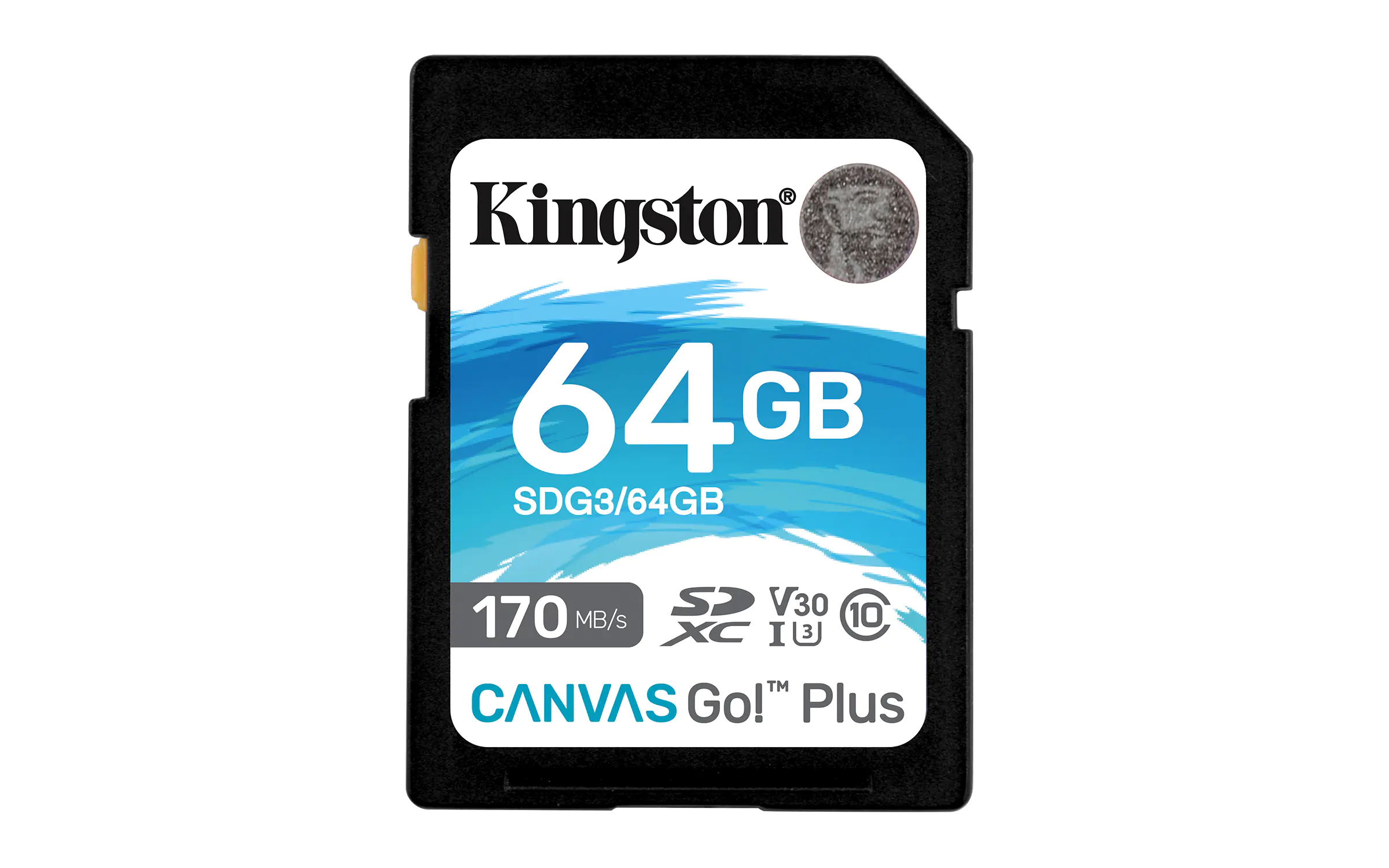 Kingston Canvas Go! Plus - Flash-Speicherkarte SDXC UHS-I - 64 GB - SDG3/64GB