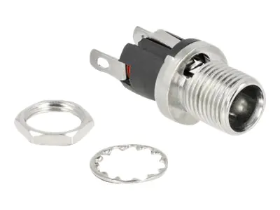 Delock Netzanschluss - DC jack 5,5 mm x 12 mm (ID: 2,5 mm)