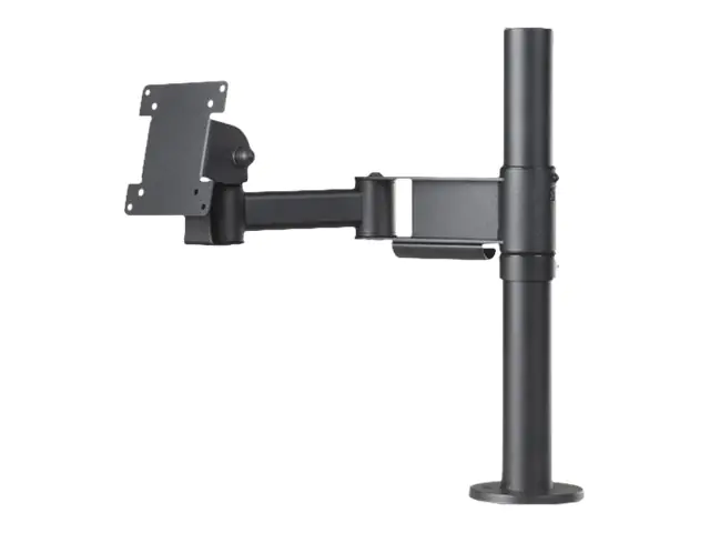 SpacePole - Befestigungskit (Pol Basis, Winkelhalterung, VESA-Halterung, Stab (15,7"), Winkelarm) - für POS-Terminal - Schwarz