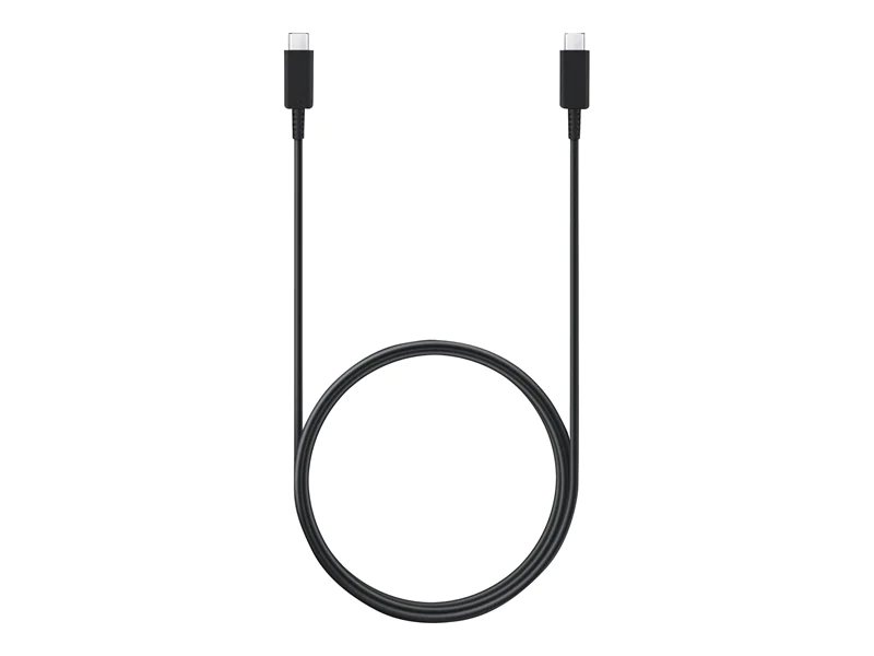 Samsung EP-DX510 - USB-Kabel - 24 pin USB-C (M) zu 24 pin USB-C (M) - USB 2.0 - 5 A - 1.8 m - Schwarz