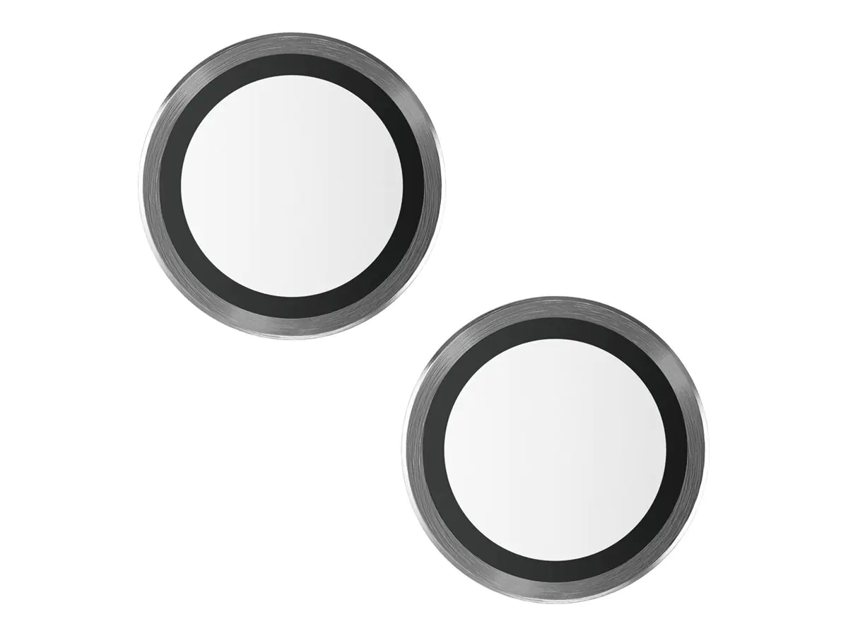 PanzerGlass Hoops - Objektivschutz für Handy - Glas - Schwarz - für Apple iPhone 15, 15 Plus
