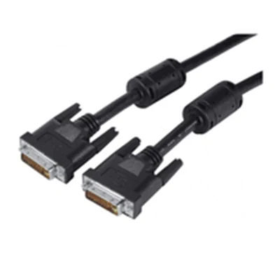 exertis Connect - DVI-Kabel - Dual Link - DVI-D (M) zu DVI-D (M) - 2 m - Daumenschrauben, unterstützt 2560 x 1600 (WQXGA) - Schwarz