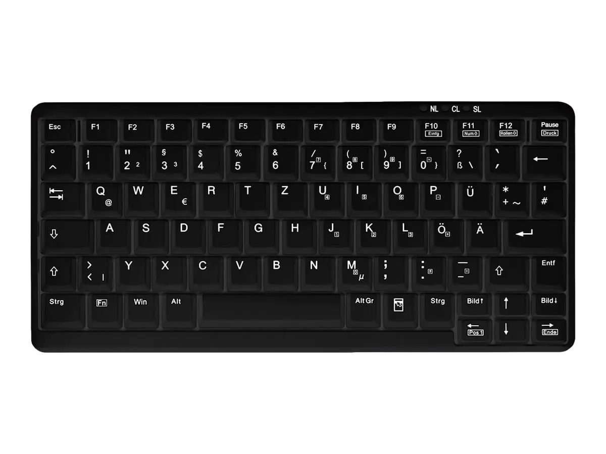 Active Key AK-4100-U - Tastatur - USB - Deutsch - Schwarz