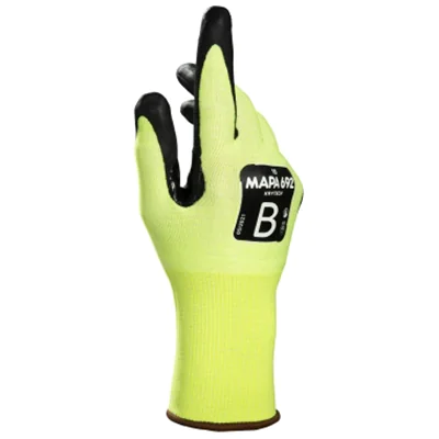 MAPA Arbeitshandschuh KRYTECH 692 8 II Schaumnitril gelb