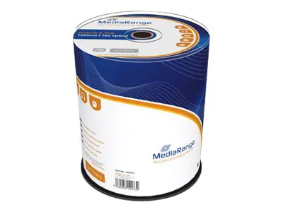 MEDIARANGE 100 x DVD+R - 4.7 GB (120 Min.) MR443