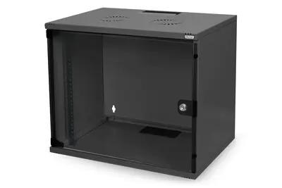 Digitus Professional Soho Series DN-19 07-U-S - Gehäuse - geeignet für Wandmontage - Schwarz, RAL 9005 - 7U - 48.3 cm (19")