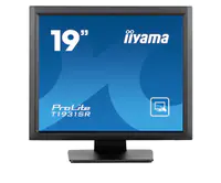 iiyama ProLite T1931SR-B1S - LCD-Monitor - 48.3 cm (19") - Touchscreen - 1280 x 1024 @ 75 Hz - IPS - 250 cd/m² - 1000:1 - 14 ms - HDMI, VGA, DisplayPort - Lautsprecher - Schwarz, matte Oberfläche