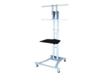 VALUE - Wagen - für Flachbildschirm / DVD-Player - Silber - Bildschirmgröße: 69-152 cm (27"-60")