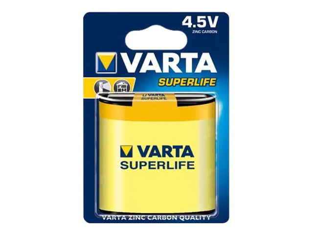 Varta Superlife - Batterie 4.5V - Kohlenstoff Zink