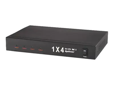 Techly Video-/Audio-Splitter - 4 x HDMI - Desktop