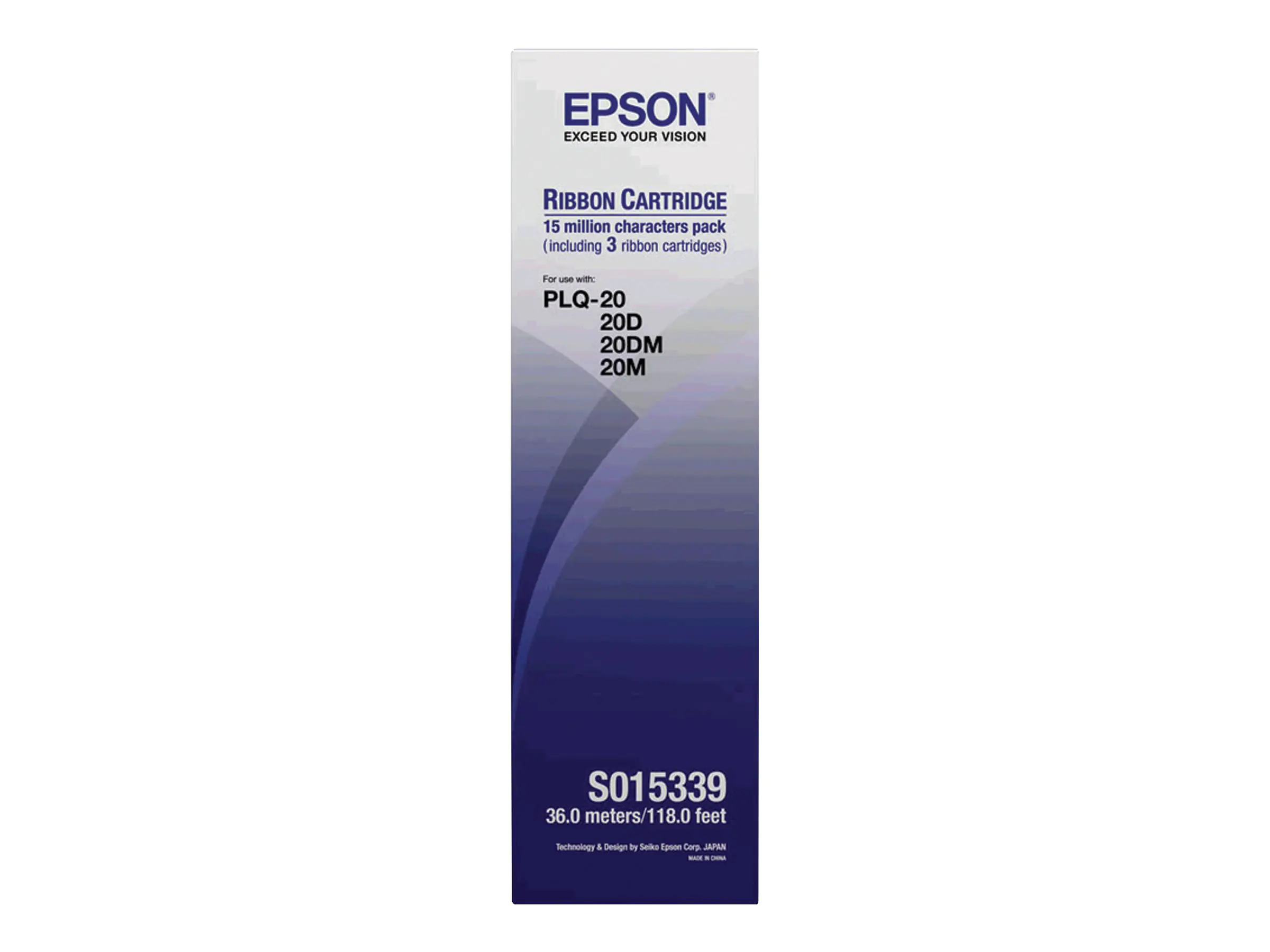 Epson Farbband C13S015339 Nylon schwarz 3 Stück 5 Mio Zeichen