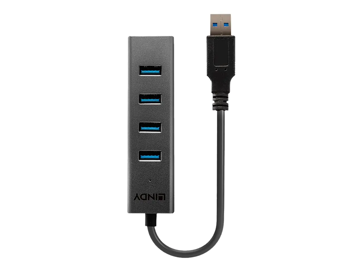 Lindy - Hub - 4 x USB 3.2 Gen 1 - Desktop