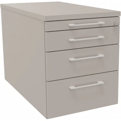 Rollcontainer Teilung 1/2/3/3 B434xT800x540mm Lichtgrau