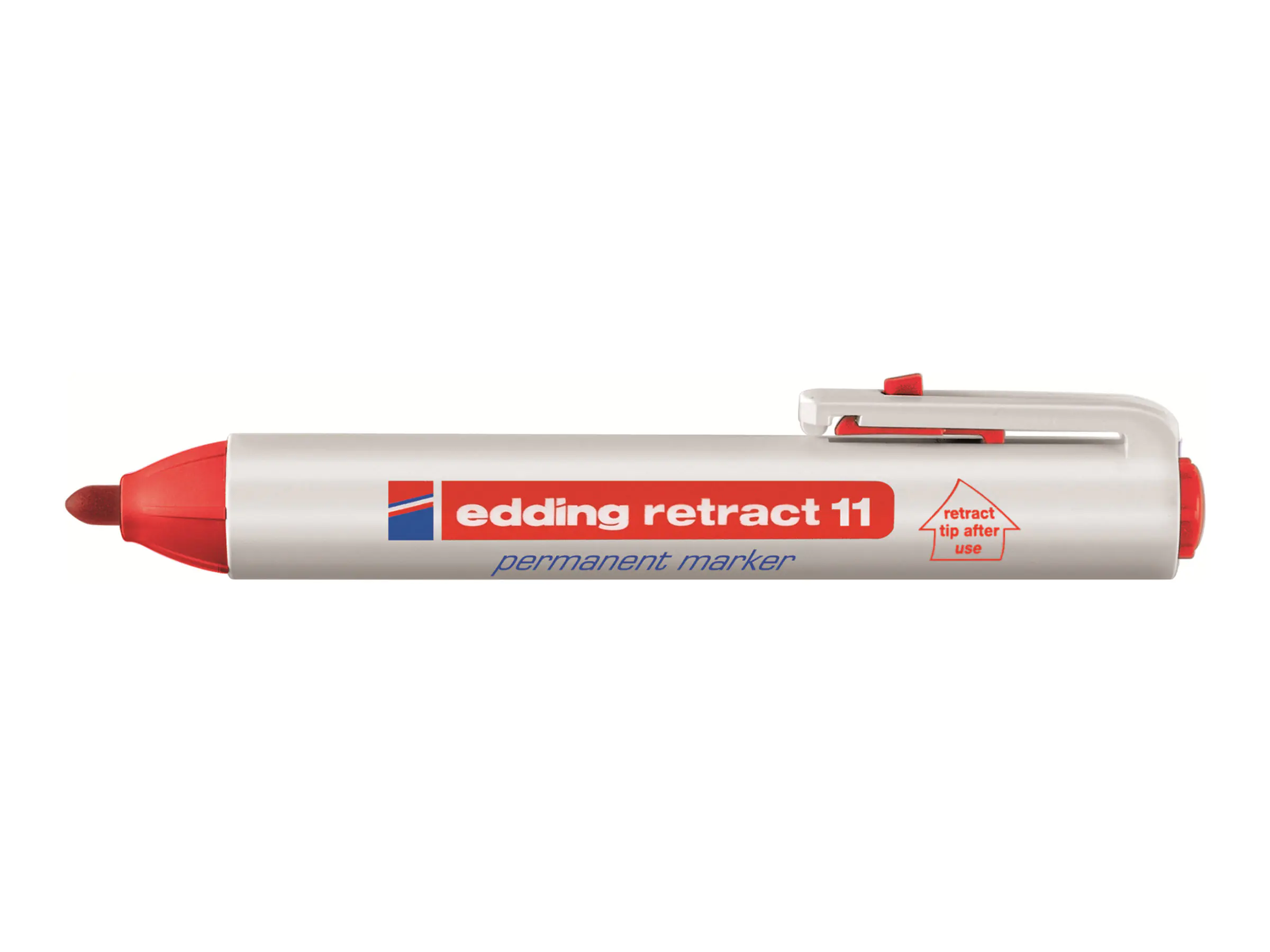 EDDING retract 11 - Marker - permanent - Rot 4-11002