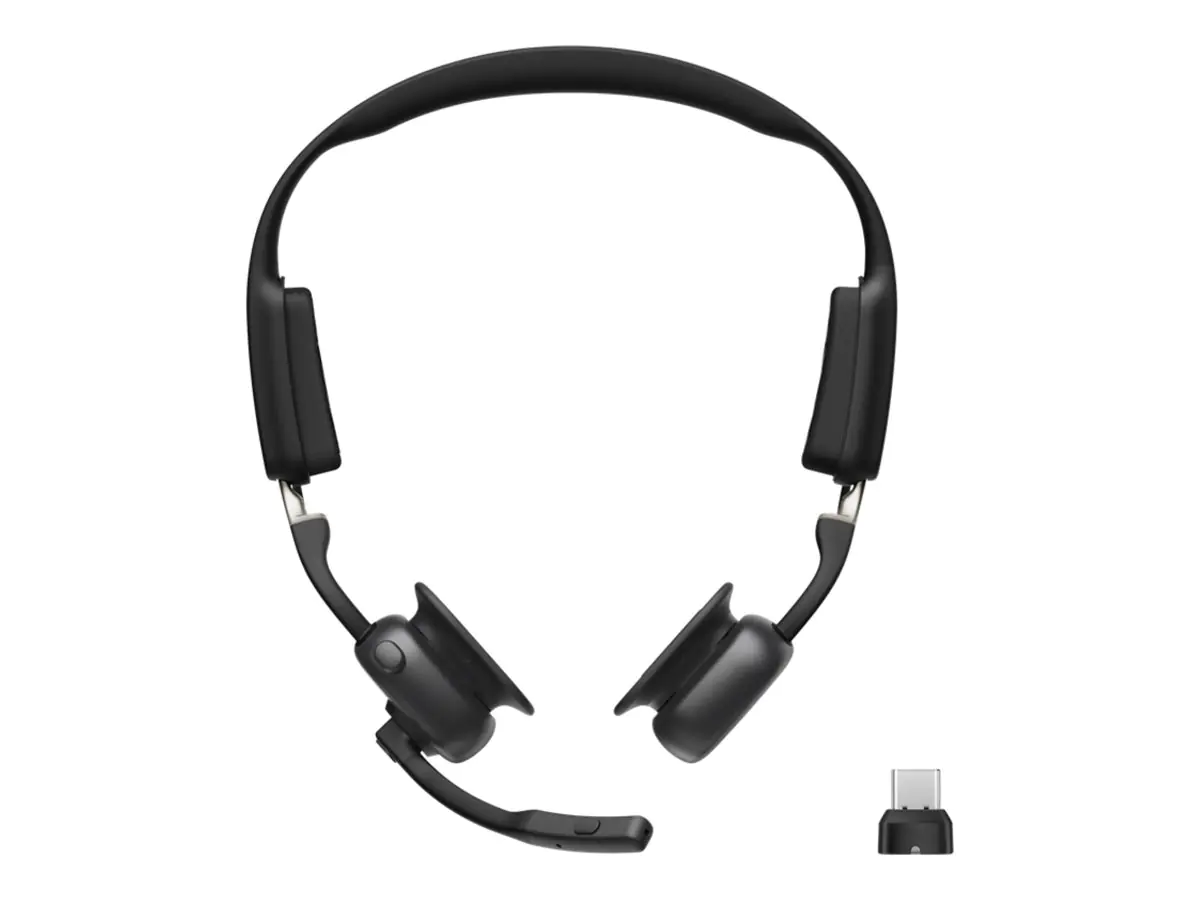 AfterShokz OpenMeet UC with USB-C adapter