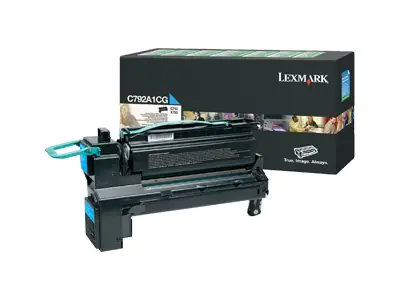 Lexmark Cyan - original - Tonerpatrone LCCP C792A1CG